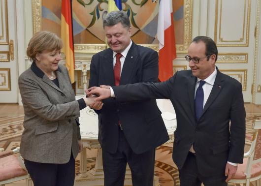 German, French leaders take Ukraine peace plan to Moscow