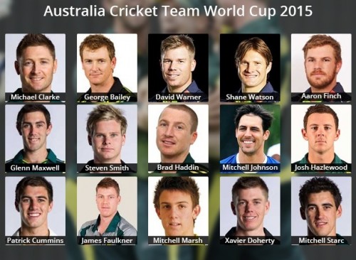 Australia squad