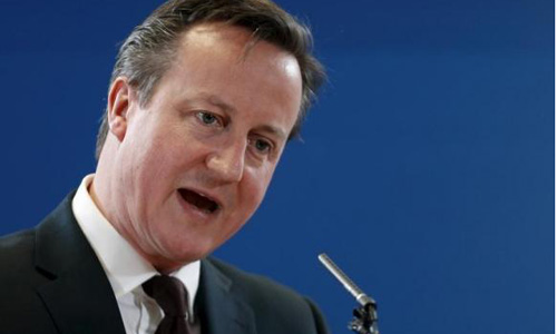 British Prime Minister Cameron to face rivals in TV debate