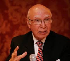 Dialogue with India minus Kashmir issue not acceptable: Sartaj 