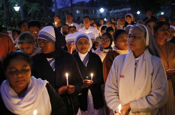 Indian PM Modi deeply concerned about rape of nun; protests flare