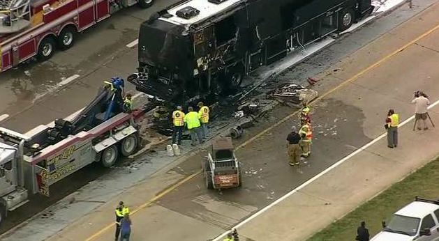 Lady Antebellum tour bus catches fire in Texas, no one hurt