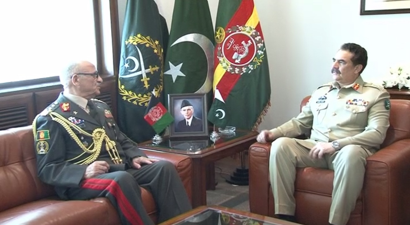 COAS, Afghan CGS pledge to target terrorists on respective sides