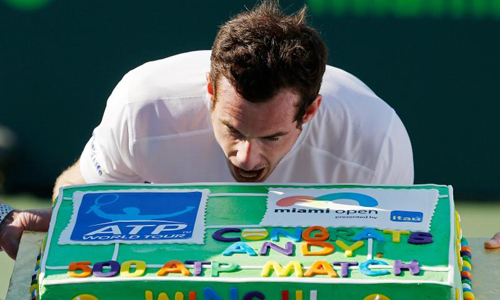 Murray claims 500th win after three sets with Anderson
