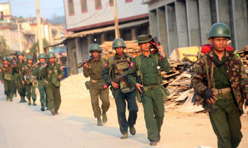 Bomb kills two police in northeast Myanmar near China border