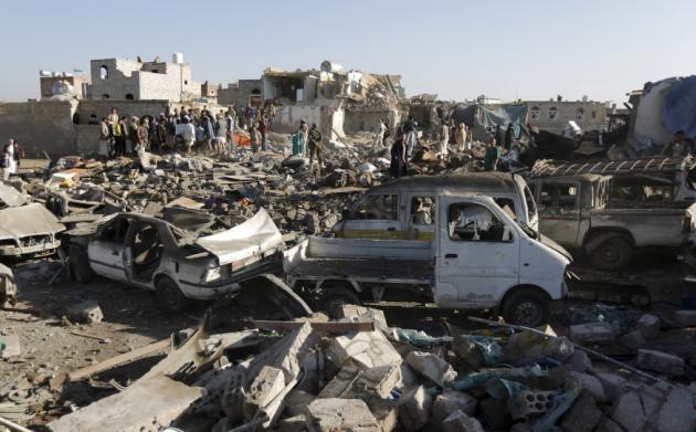 Air strikes kill eight civilians in Yemen: medical source