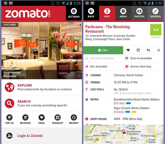 Indian dining app Zomato moves beyond reviews with Maple deal