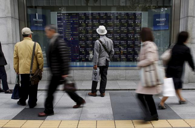 Asian shares on track for weekly gain