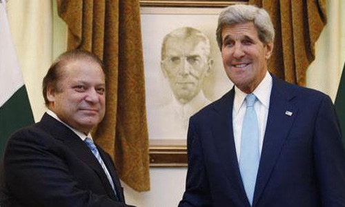 John Kerry phones Nawaz Sharif, discusses Yemen situation 