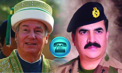 COAS Raheel Sharif phones Prince Karim Aga Khan; condemns Safora tragedy