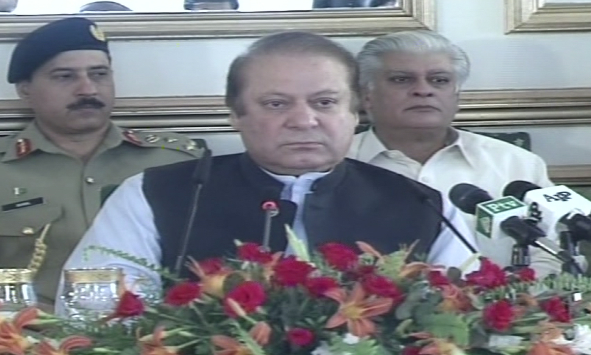Prime Minister Nawaz Sharif says foreign forces trying to sabotage economic corridor project