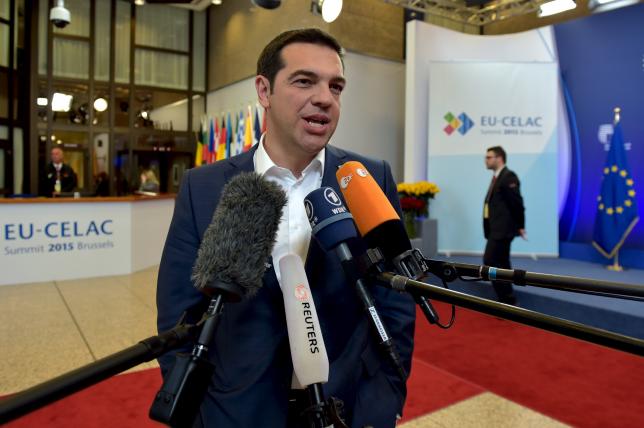 Tsipras seeks debt relief as Greeks take offer to Brussels