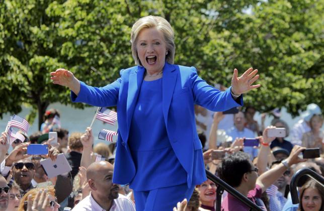Clinton makes pitch to working Americans at big New York rally