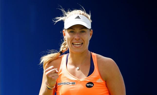 Kerber claims first grasscourt title