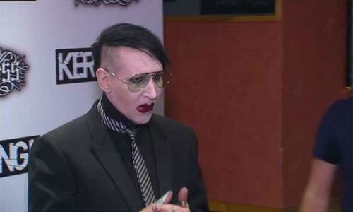 Marilyn Manson honored with Kerrang! lifetime achievement award