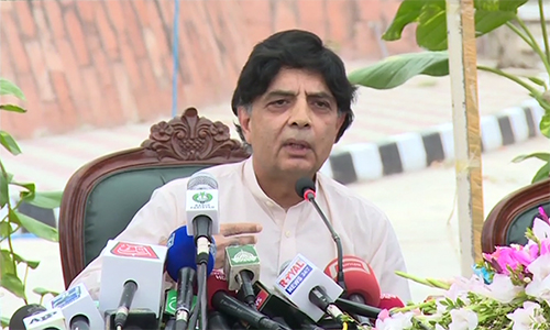 Pakistan is not Myanmar, won’t tolerate any aggression, Ch Nisar tells India