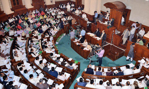 Rumpus in Punjab Assembly as speaker, PTI member exchange barbs