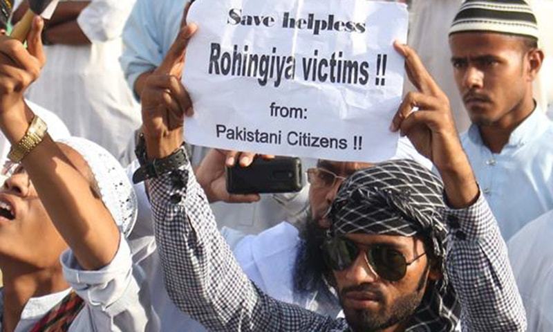 Religious parties hold rallies against genocide of Rohingya Muslims