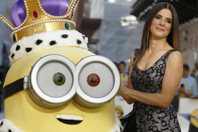 Sandra Bullock enjoys villainous debut in 'Minions'