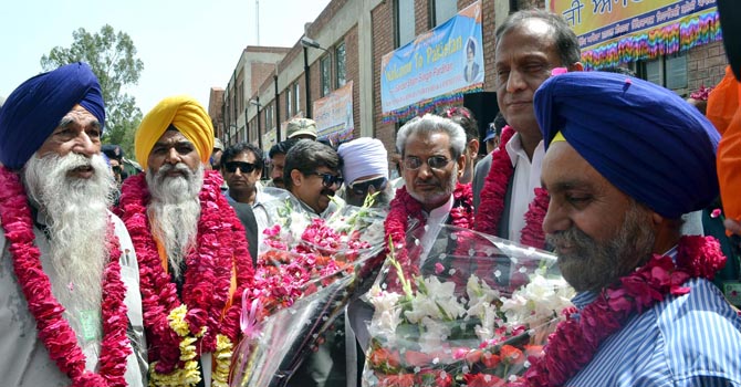 Sikh Yatrees arrive from India to commemorate 176th anniversary of Maharaja Ranjeet Singh