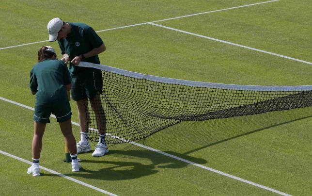 Wimbledon gates swing open in bright sunshine