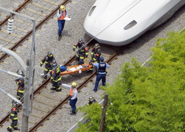 Man sets himself alight on Japan bullet train, second passenger dies