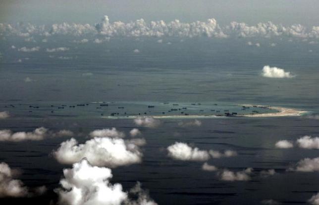 Japanese plane circles over China-claimed region in South China Sea