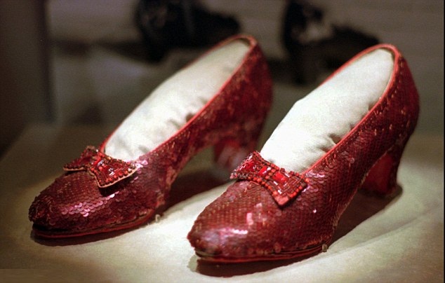 Fan offers $1 million reward for Judy Garland's stolen ruby slippers