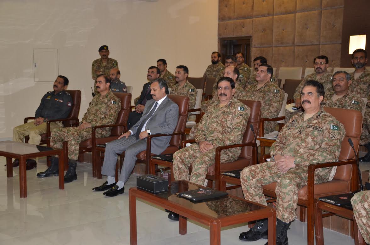 COAS General Raheel Sharif welcomes surrendering Baloch rebels