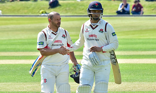 South African pair in record 501-run stand for Lancashire against Glamorgan 