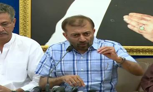 Farooq Sattar holds Sindh CM responsible for pushing MQM to wall