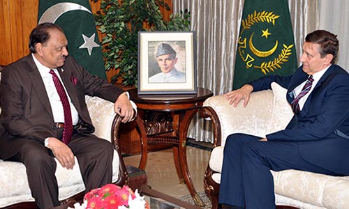 Pakistan wants to enhance bilateral trade, cooperation in defence with Germany: President Mamnoon Hussain