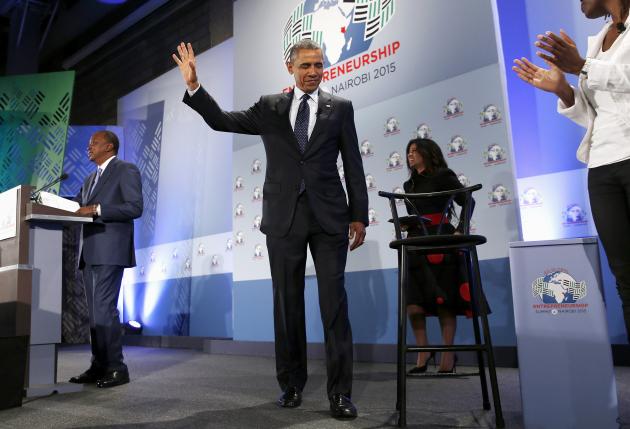 Obama says entrepreneurs in Africa can give hope, deliver growth