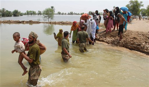 Relief efforts by Pakistan Army in full swing in interior Sindh