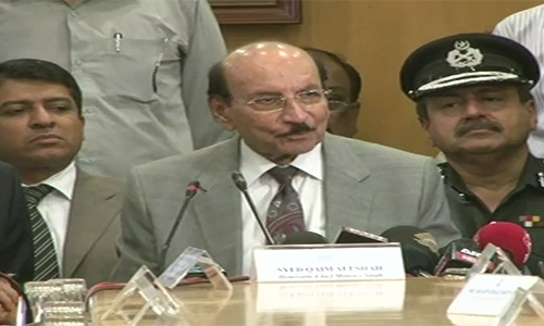 Chief Minister Qaim Ali Shah terms FIA powers an attack on autonomy of Sindh government