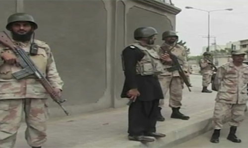 Banned outfit's two commanders among six terrorists killed, FC official martyred in Turbat