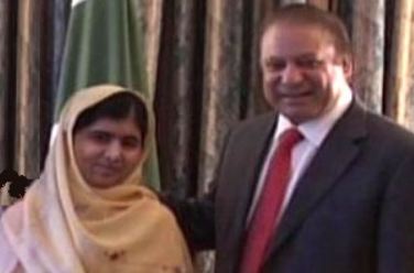 Malala calls on PM Nawaz in Norway