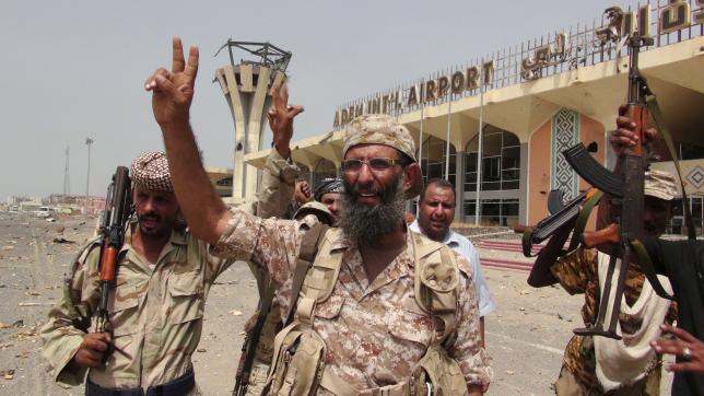 Saudi-backed forces seize Aden airport in sudden advance