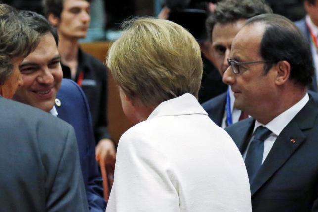 Euro zone argues into the night with Greece on bailout terms
