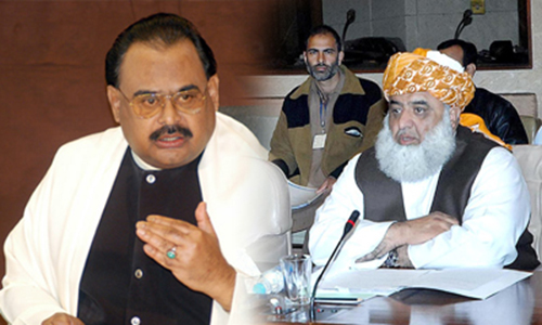 PTI MNAs issue: MQM, JUI-F meet, decide not to back out of resolutions