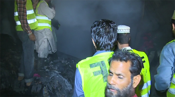 Karachi garment factory fire extinguished after an hour
