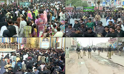 Mourning processions taken out on Youm-e-Ali (RA) amid tight security across country
