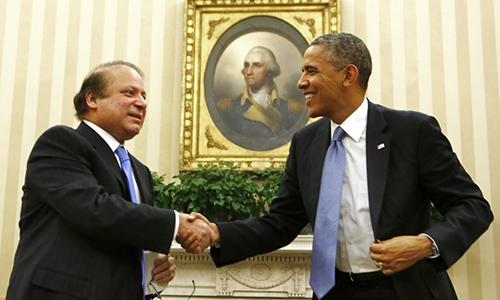 Nawaz Sharif congratulates Barack Obama on US Independence Day