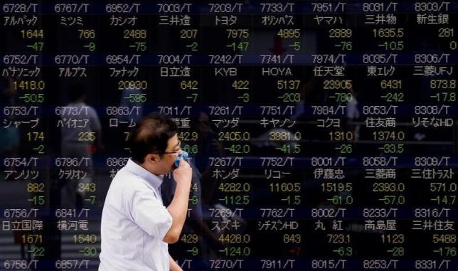 Asia dragged down by volatile China stocks, dollar edges up