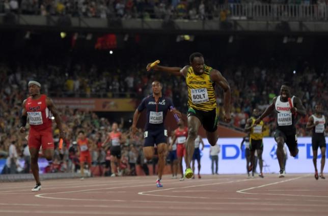 Bolt lands sprint sweep, Farah the treble double