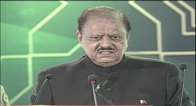We are in a state of war but we will overcome all crisis, says President Mamnoon Hussain