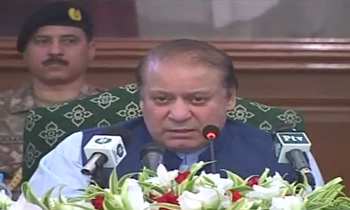 Karachi operation not against a specific party, says Prime Minister Nawaz Sharif 