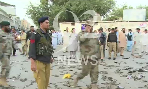 Two cops martyred, as many injured in Quetta Gawalmandi Chowk blast