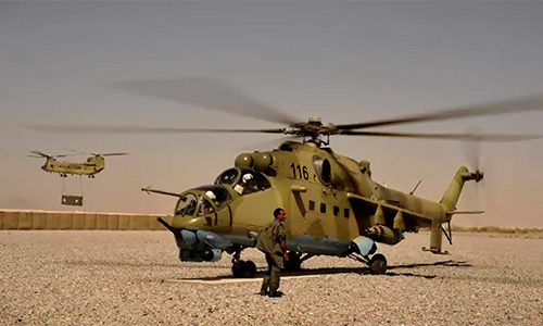 Pakistan signs deal with Russia to purchase four MI-35 helicopters