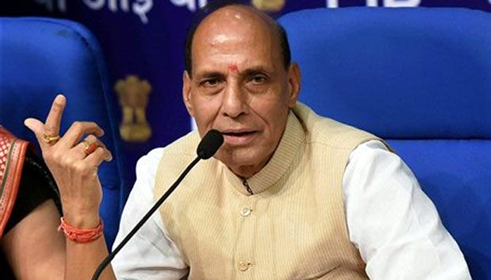 Talks only if Pakistan stops border firing, says Indian home minister Rajnath Singh